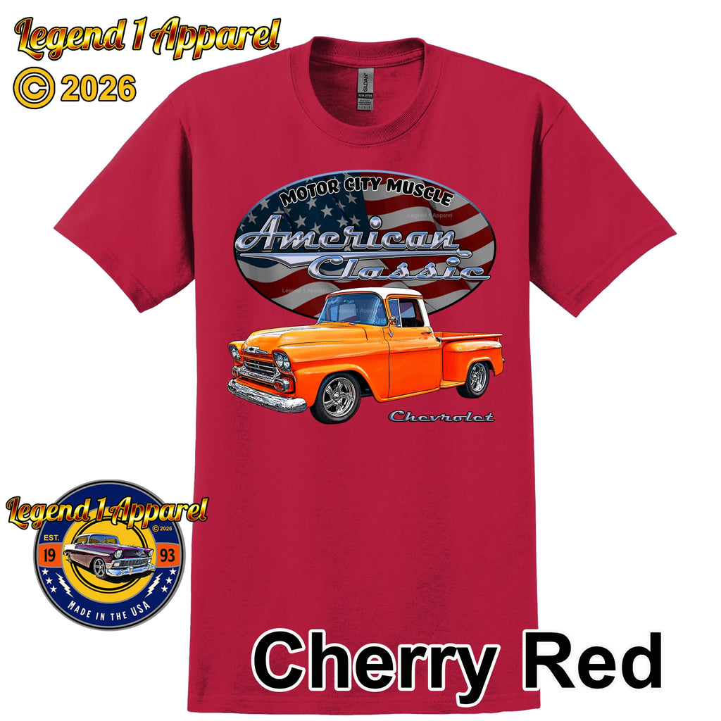 1958 Chevrolet Pick Up - American Classic Muscle Truck T-shirt