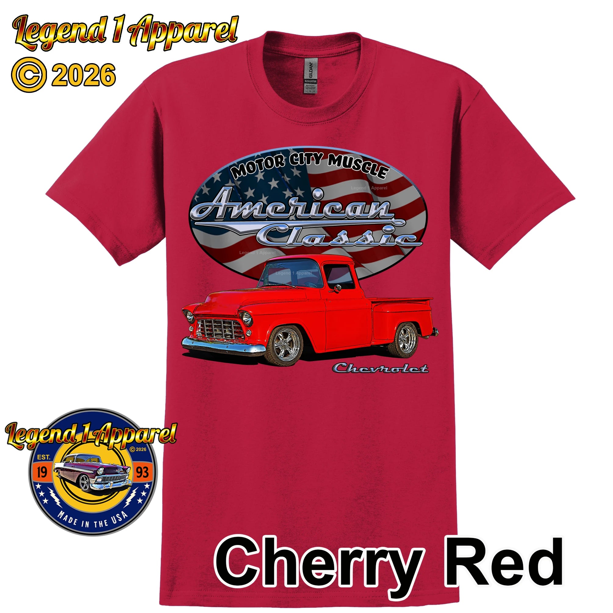 1956 Chevrolet Pick Up - American Classic Muscle Truck T-shirt