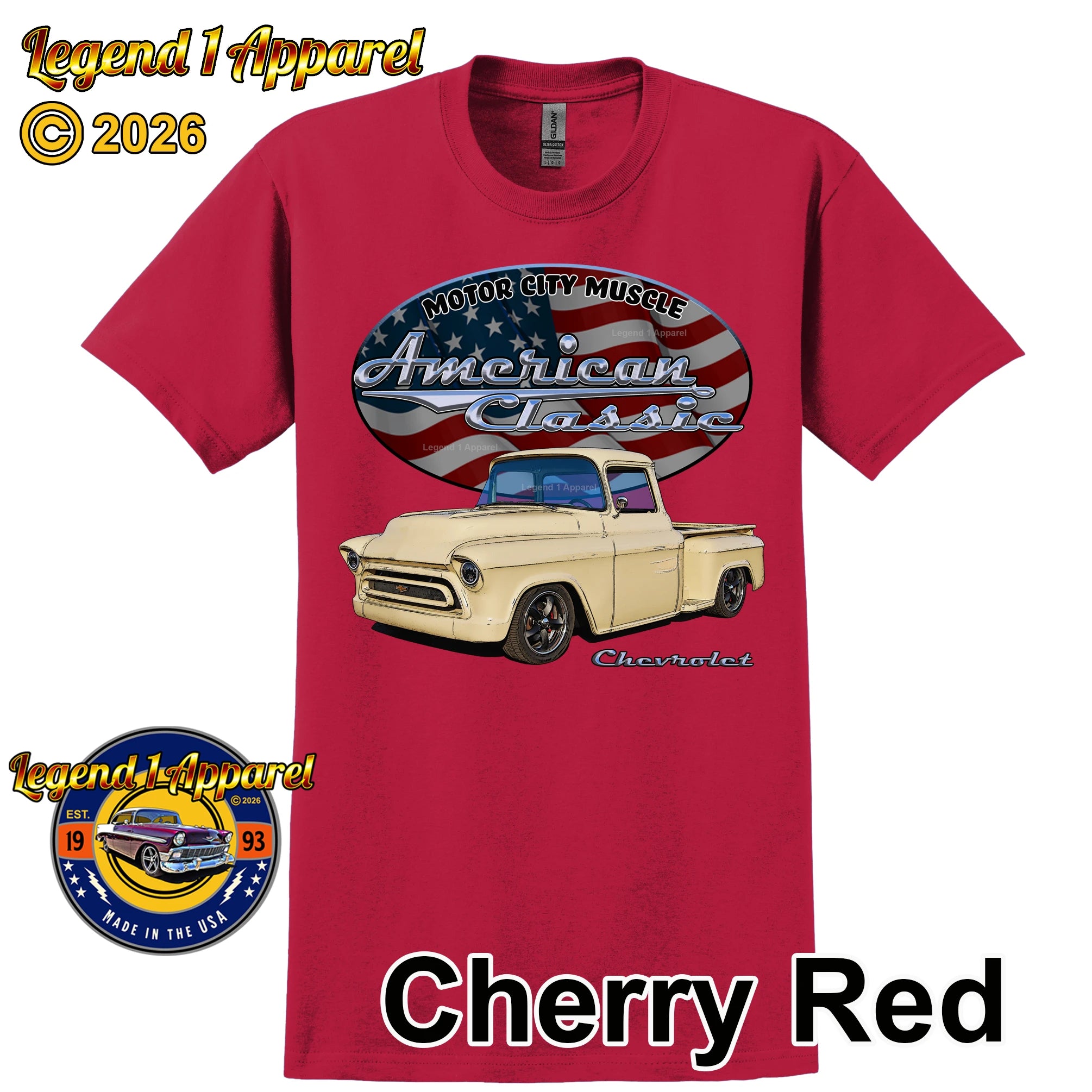 1957 Chevrolet Pick Up - American Classic Muscle Truck T-shirt