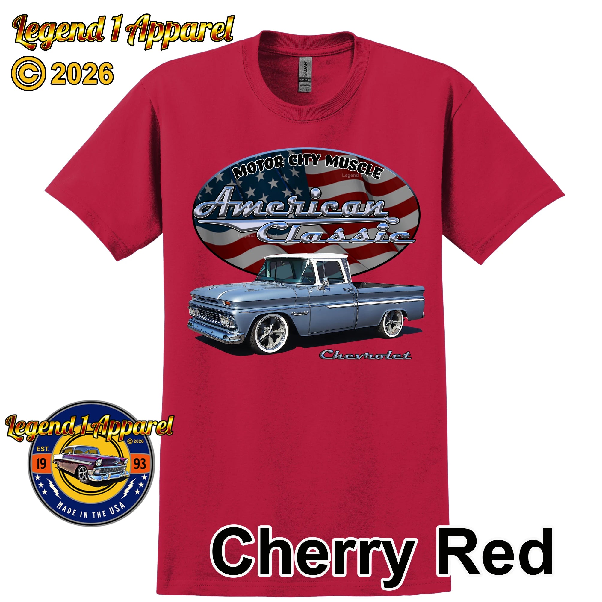 1960 Chevrolet Pick Up - American Classic Muscle Truck T-shirt