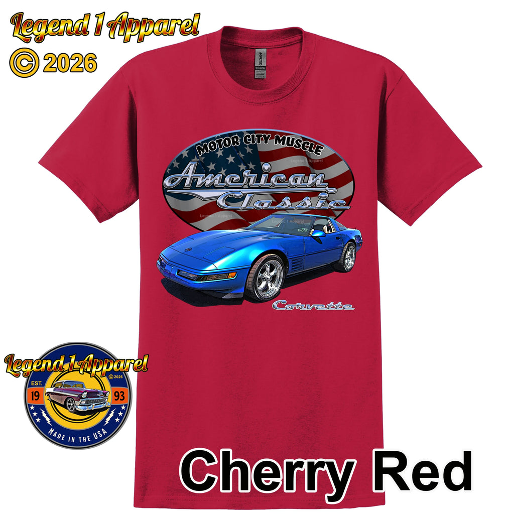 1992 Chevrolet C4 Corvette - American Classic Muscle Car T-shirt