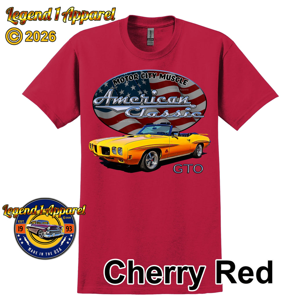 1970 Pontiac Judge GTO - American Classic Muscle Car T-shirt