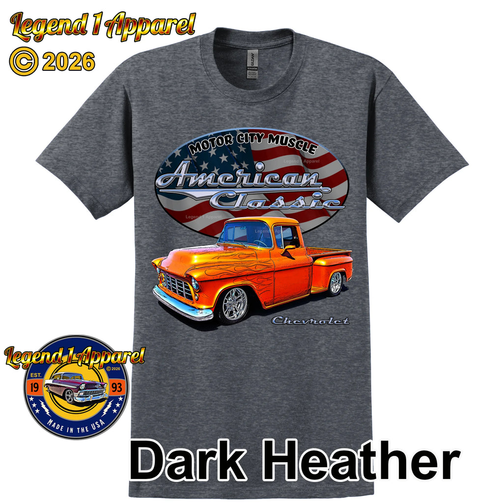 1955 Chevrolet Pick Up - American Classic Muscle Truck T-shirt