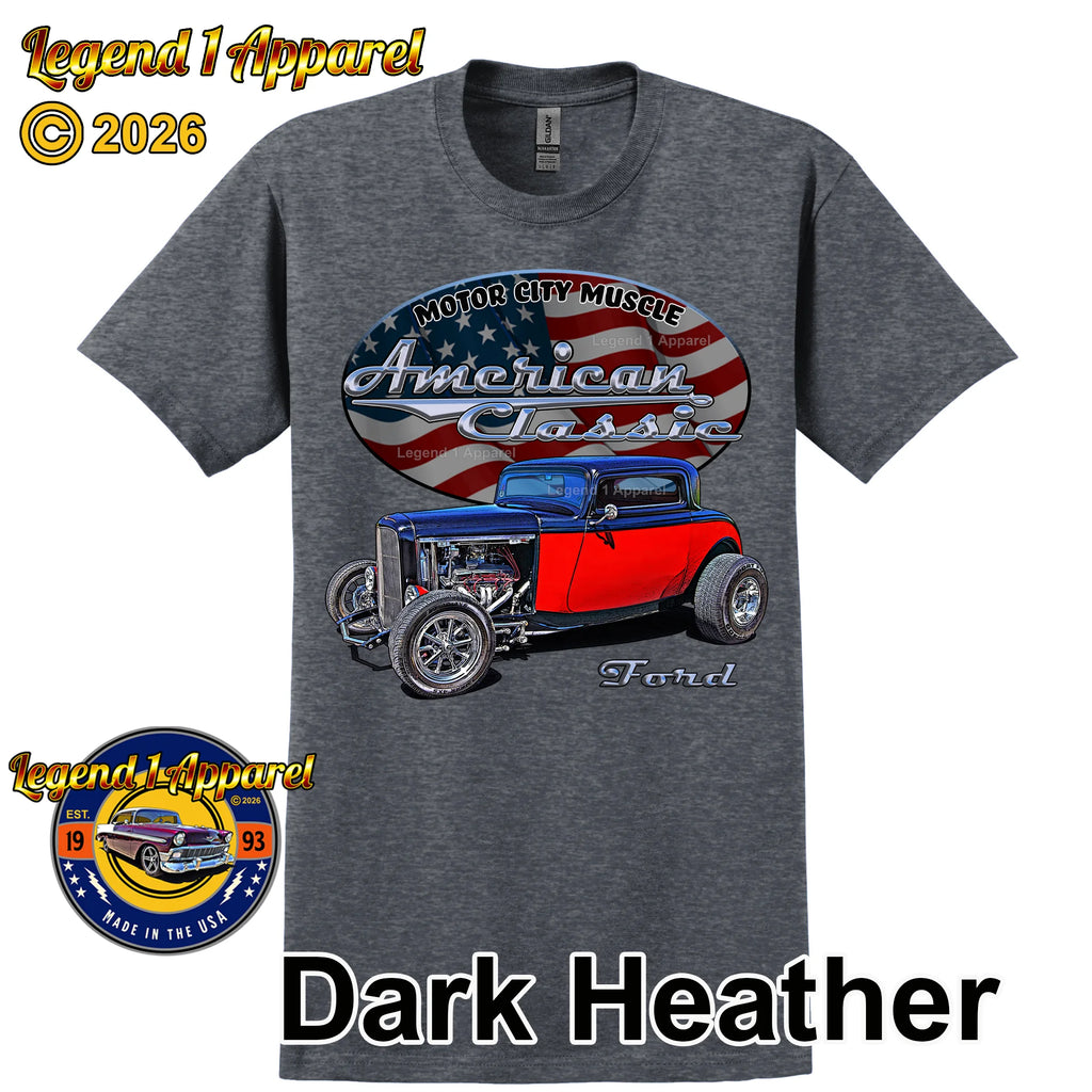 1932 Ford Coupe - American Classic Muscle Car T-shirt