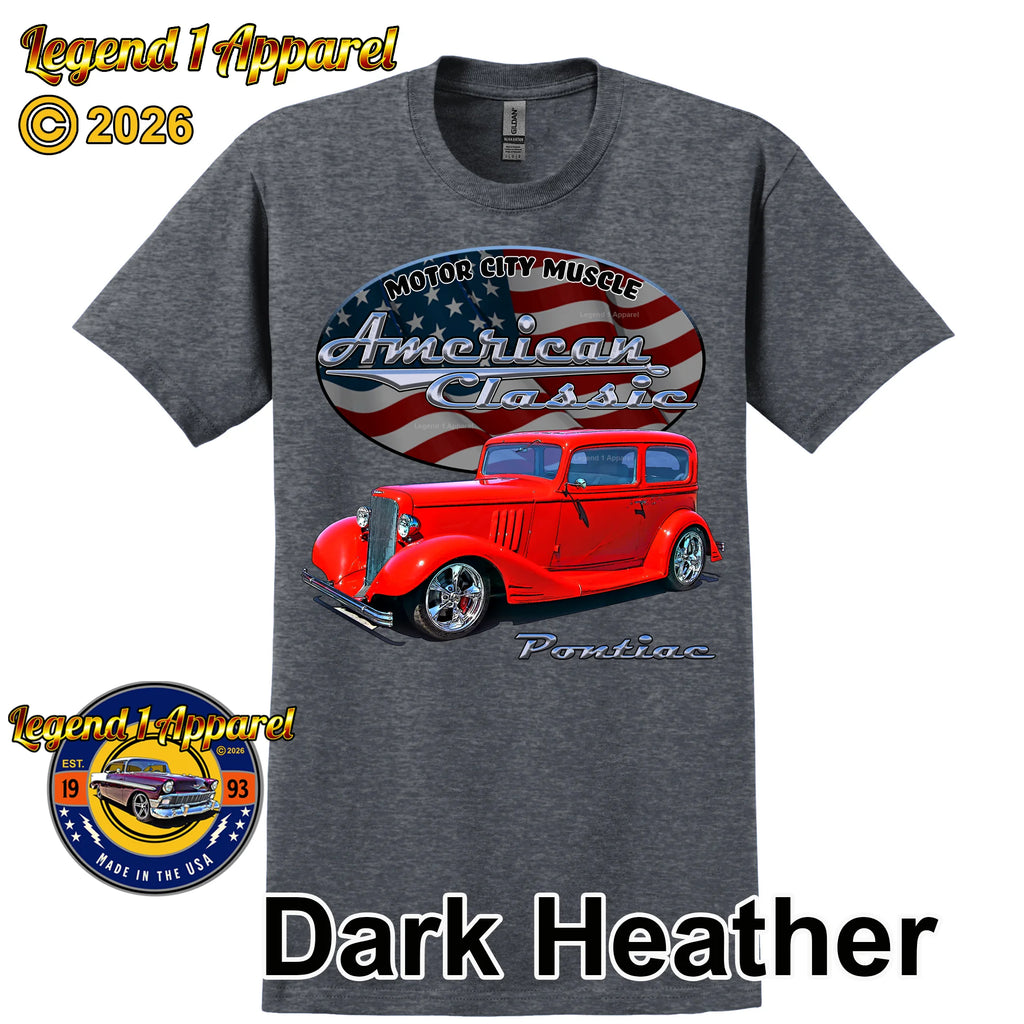 1933 Pontiac Coupe - American Classic Muscle Car T-shirt