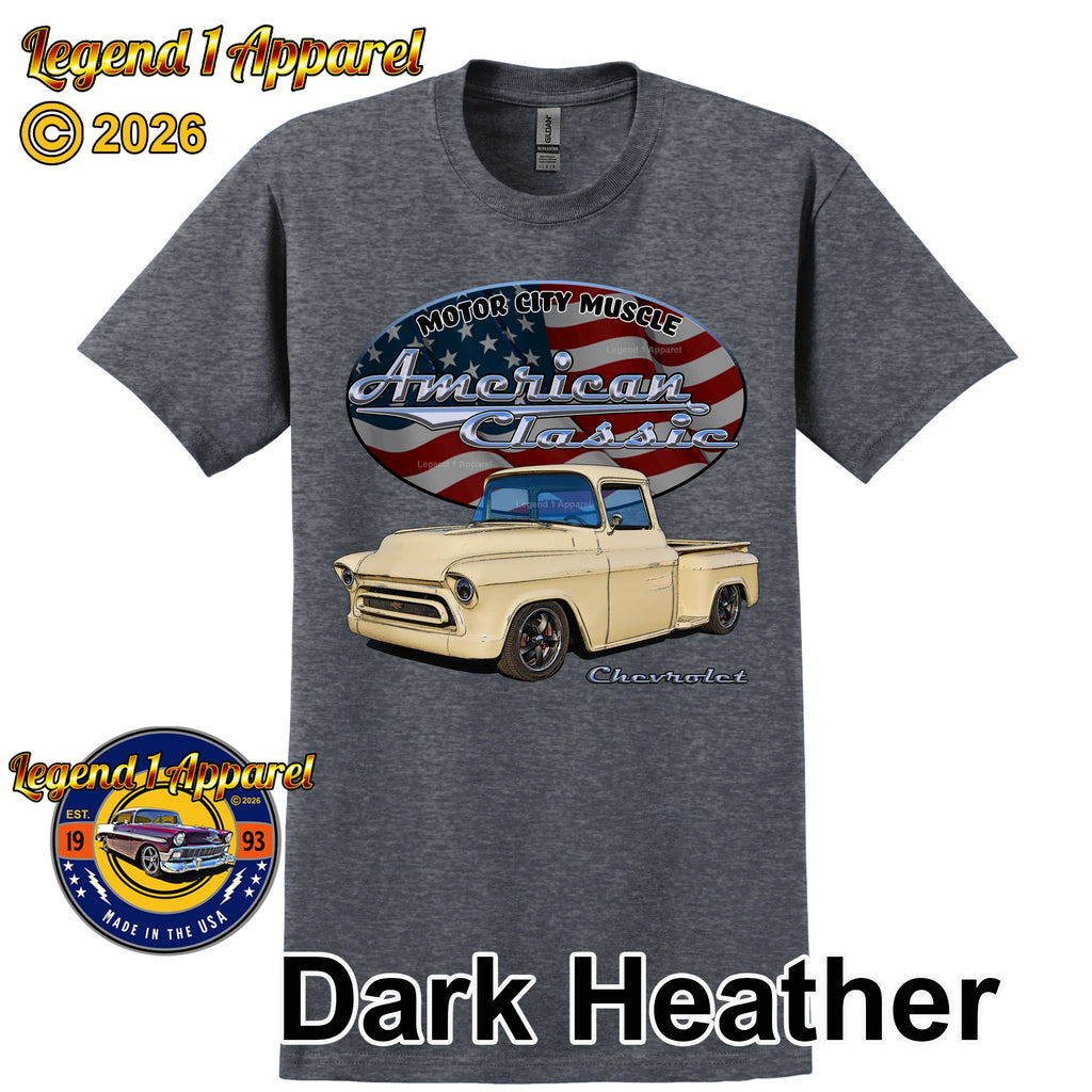 1957 Chevrolet Pick Up - American Classic Muscle Truck T-shirt