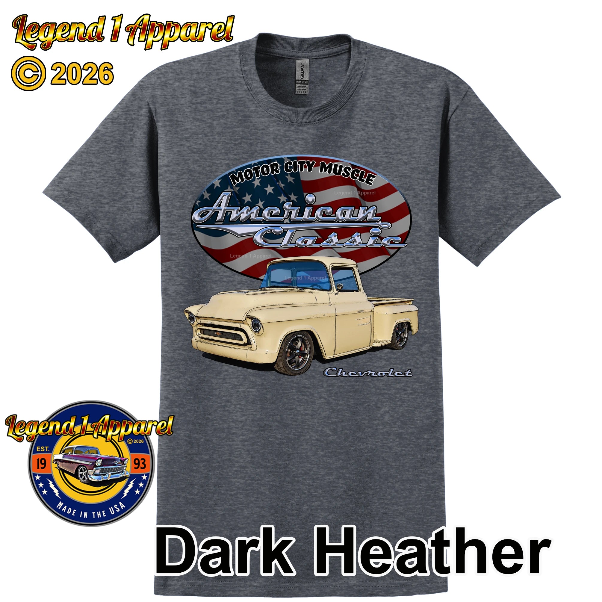 1957 Chevrolet Pick Up - American Classic Muscle Truck T-shirt