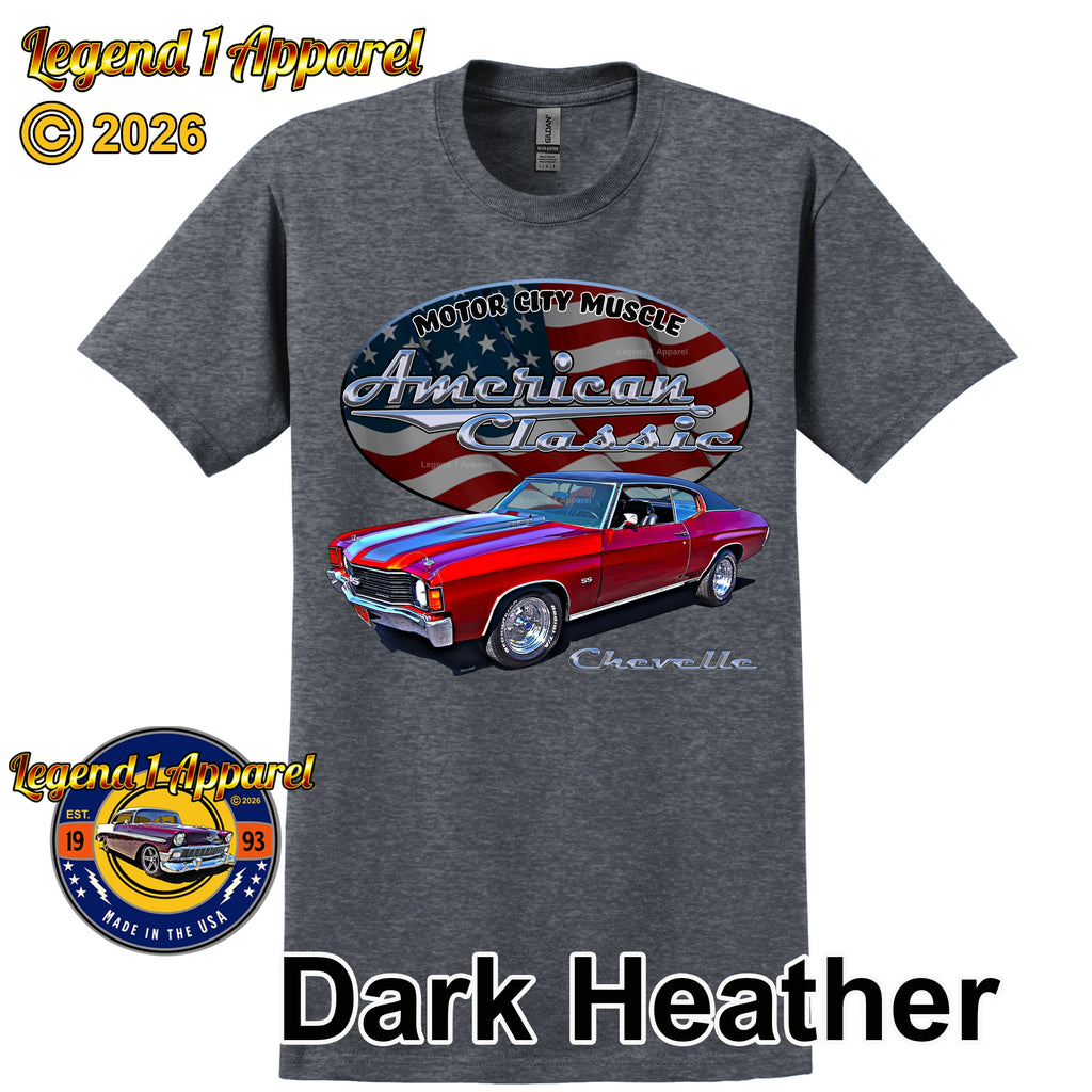 1972 Chevrolet Chevelle SS - American Classic Muscle Car T-shirt