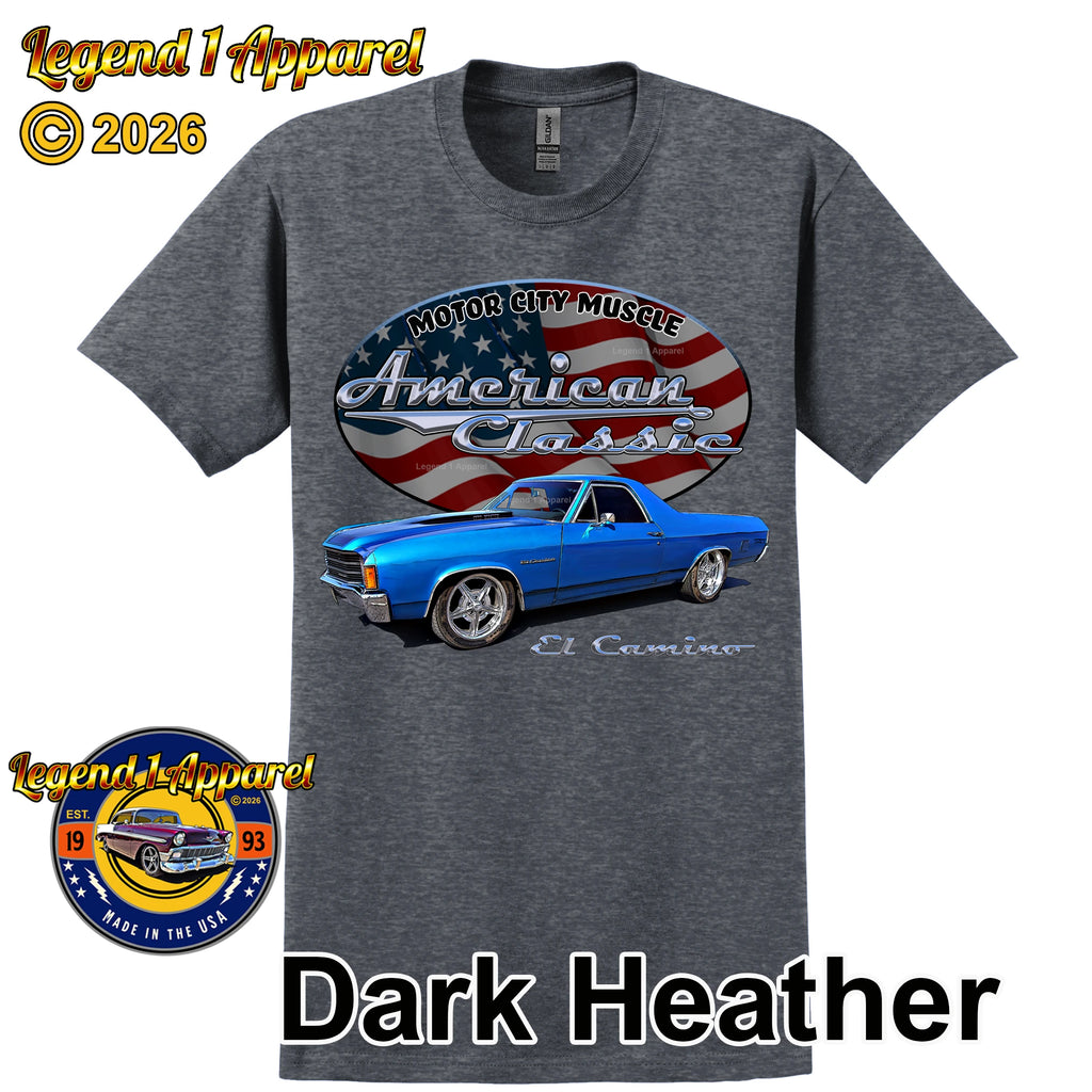 1972 Chevrolet El Camino - American Classic Muscle Truck T-shirt