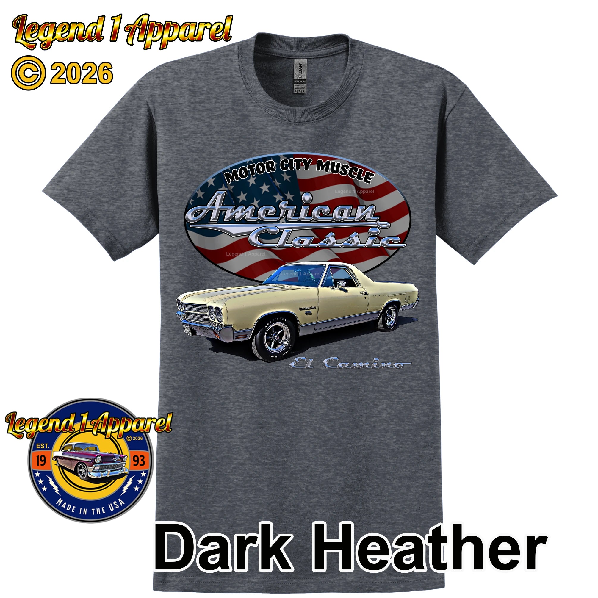 1970 Chevrolet El Camino - American Classic Muscle Truck T-shirt