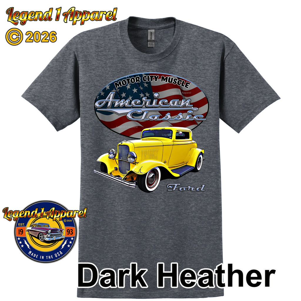 1932 Ford Coupe - American Classic Muscle Car T-shirt