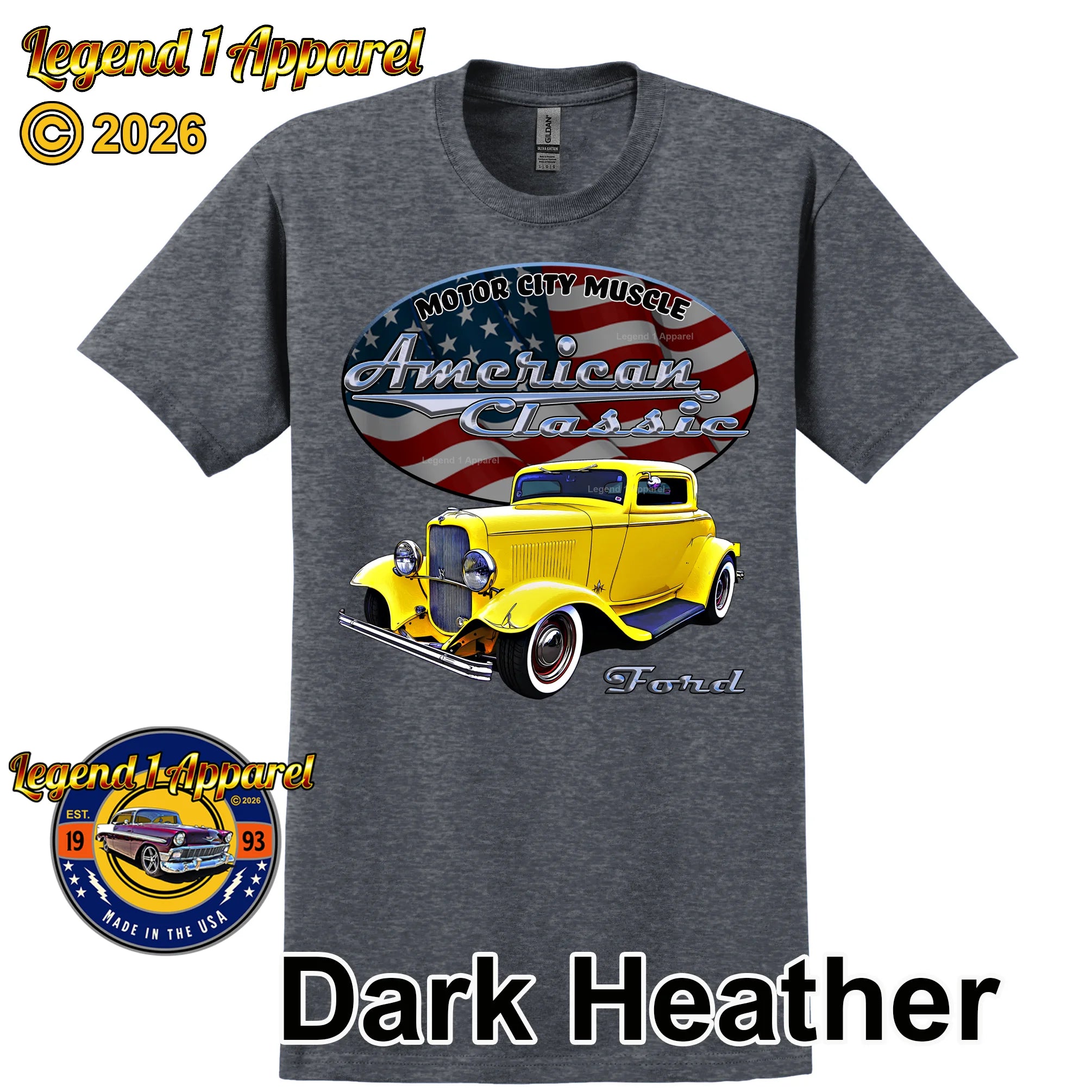 1932 Ford Coupe - American Classic Muscle Car T-shirt