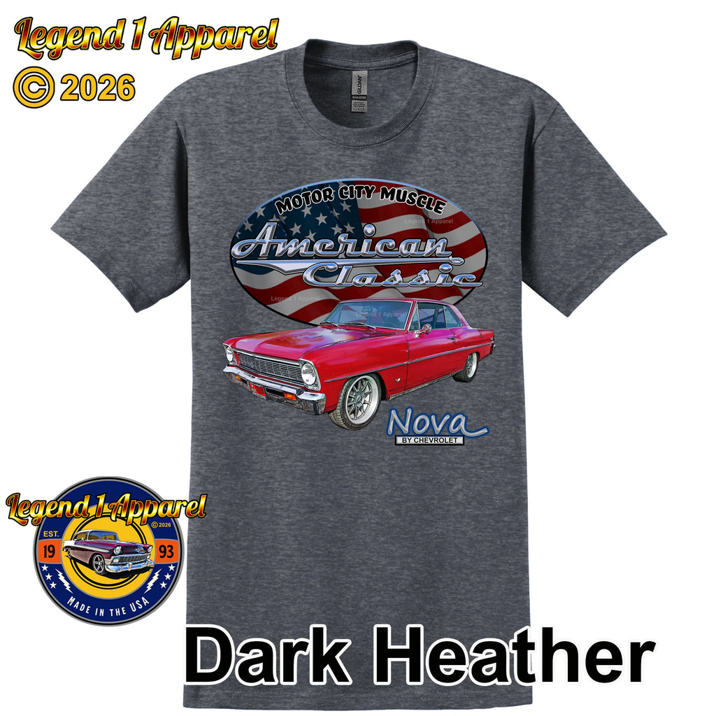 1966 Chevrolet Nova SS - American Classic Muscle Car T-shirt
