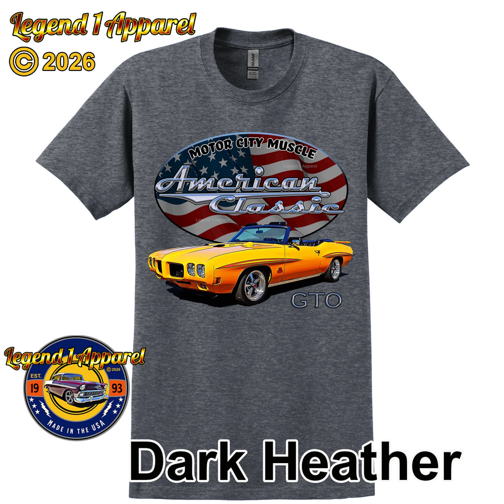 1970 Pontiac Judge GTO - American Classic Muscle Car T-shirt