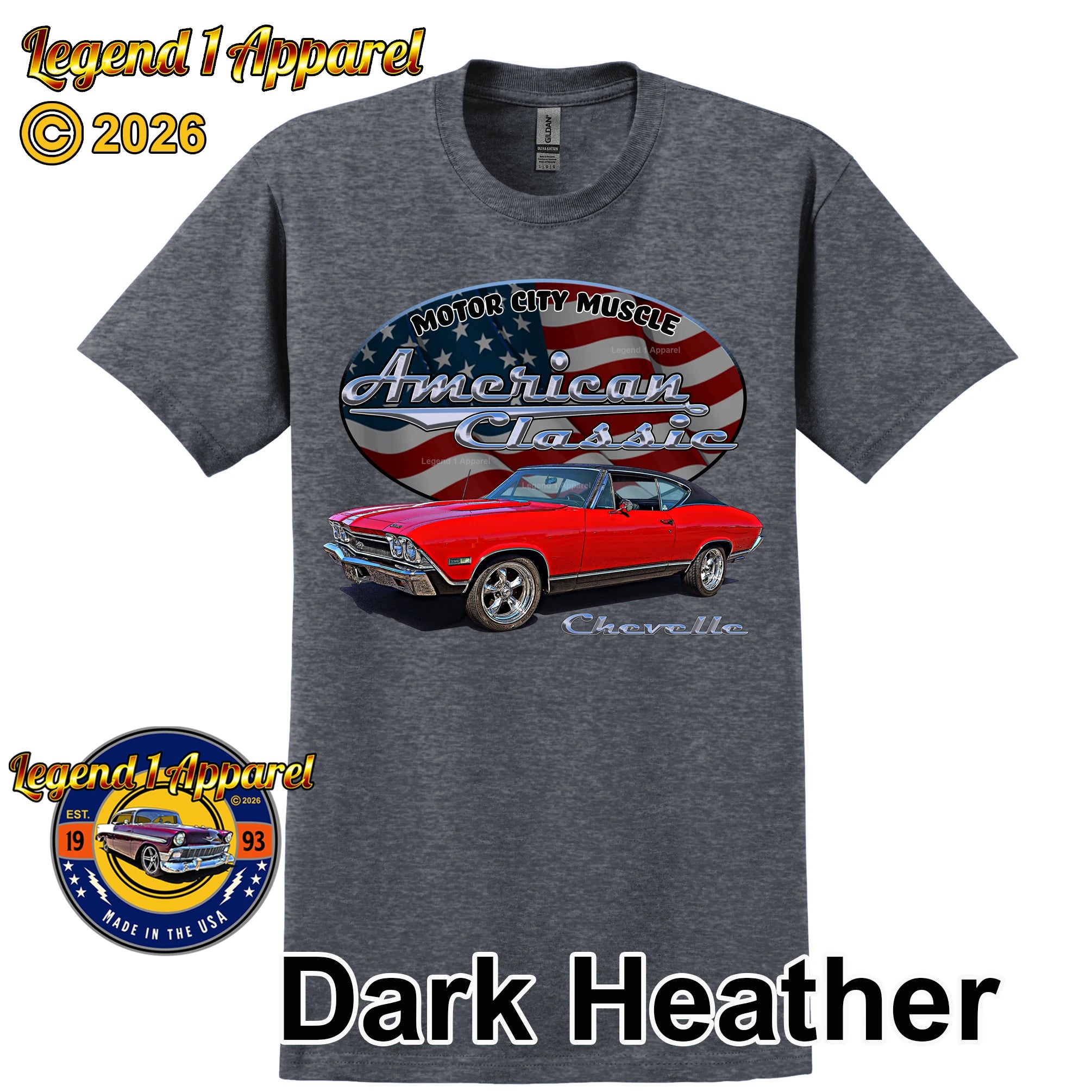 1968 Chevrolet Chevelle SS - American Classic Muscle Car T-shirt