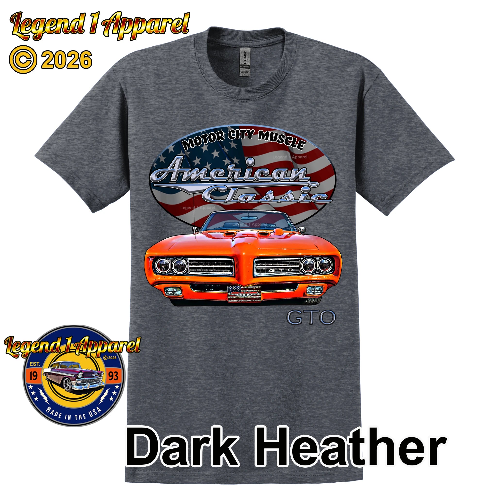 1969 Pontiac Judge GTO - American Classic Muscle Car T-shirt