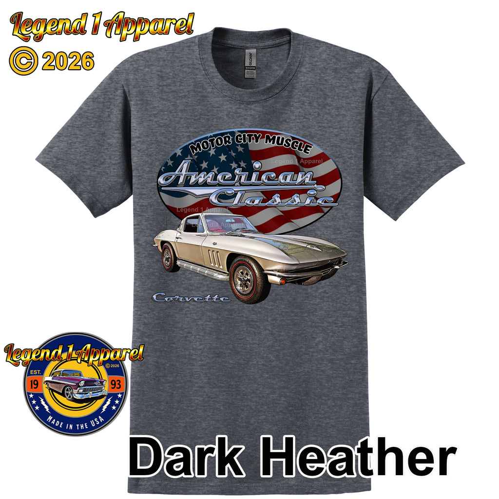 1965 Chevrolet C2 Corvette - American Classic Muscle Car T-shirt