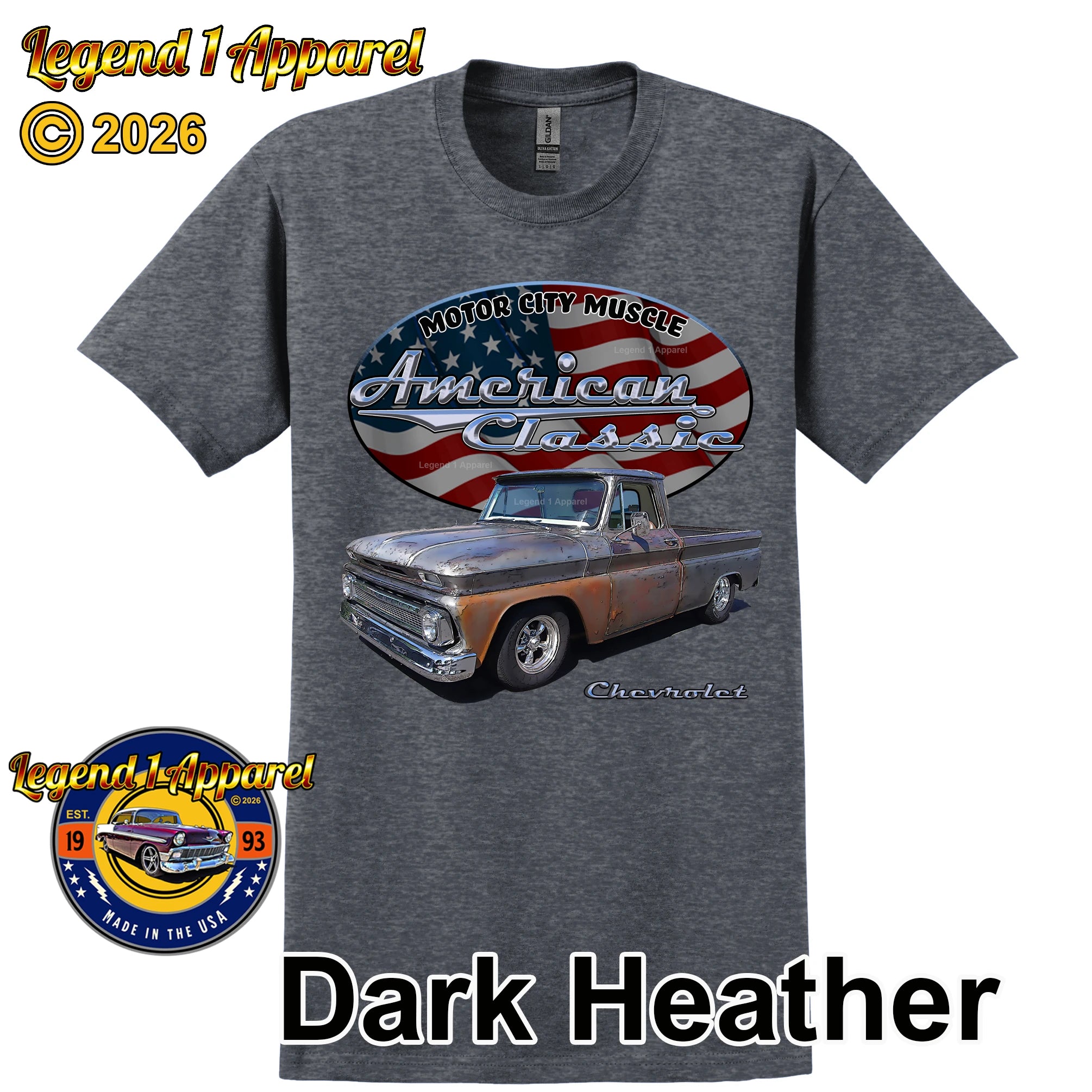 1965 Chevrolet Pick Up - American Classic Muscle Truck T-shirt