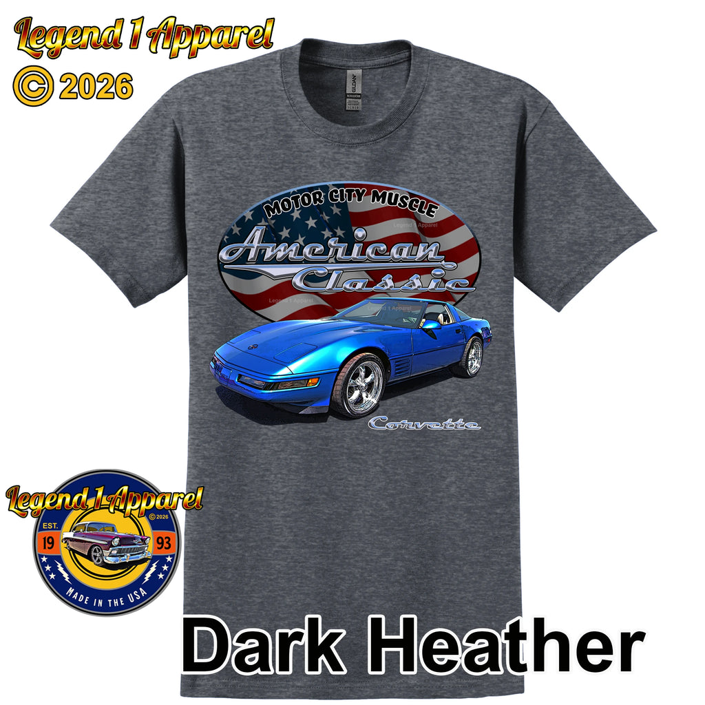 1992 Chevrolet C4 Corvette - American Classic Muscle Car T-shirt