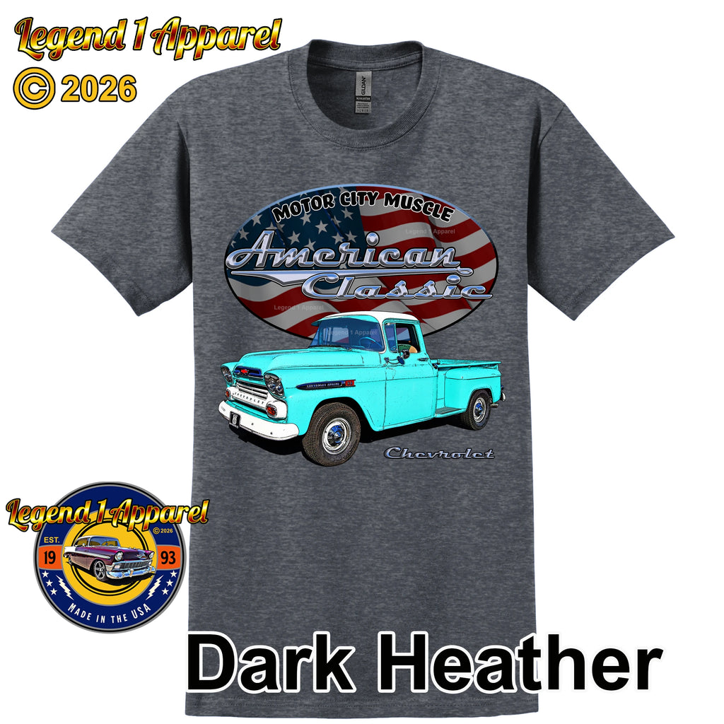 1959 Chevrolet Pick Up - American Classic Muscle Truck T-shirt
