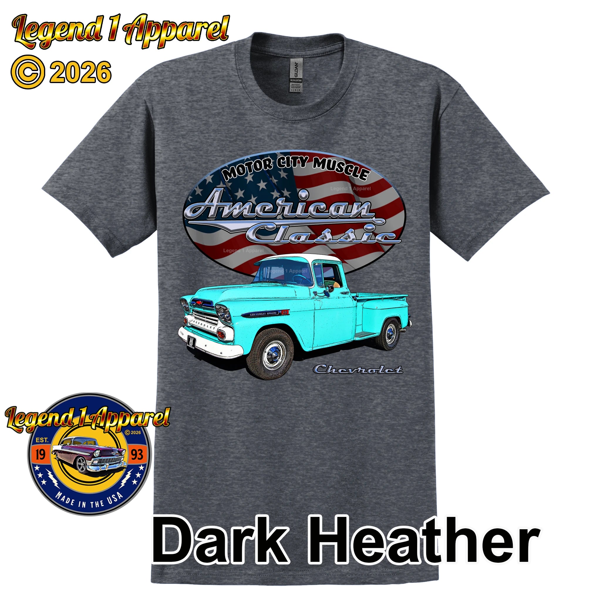 1959 Chevrolet Pick Up - American Classic Muscle Truck T-shirt