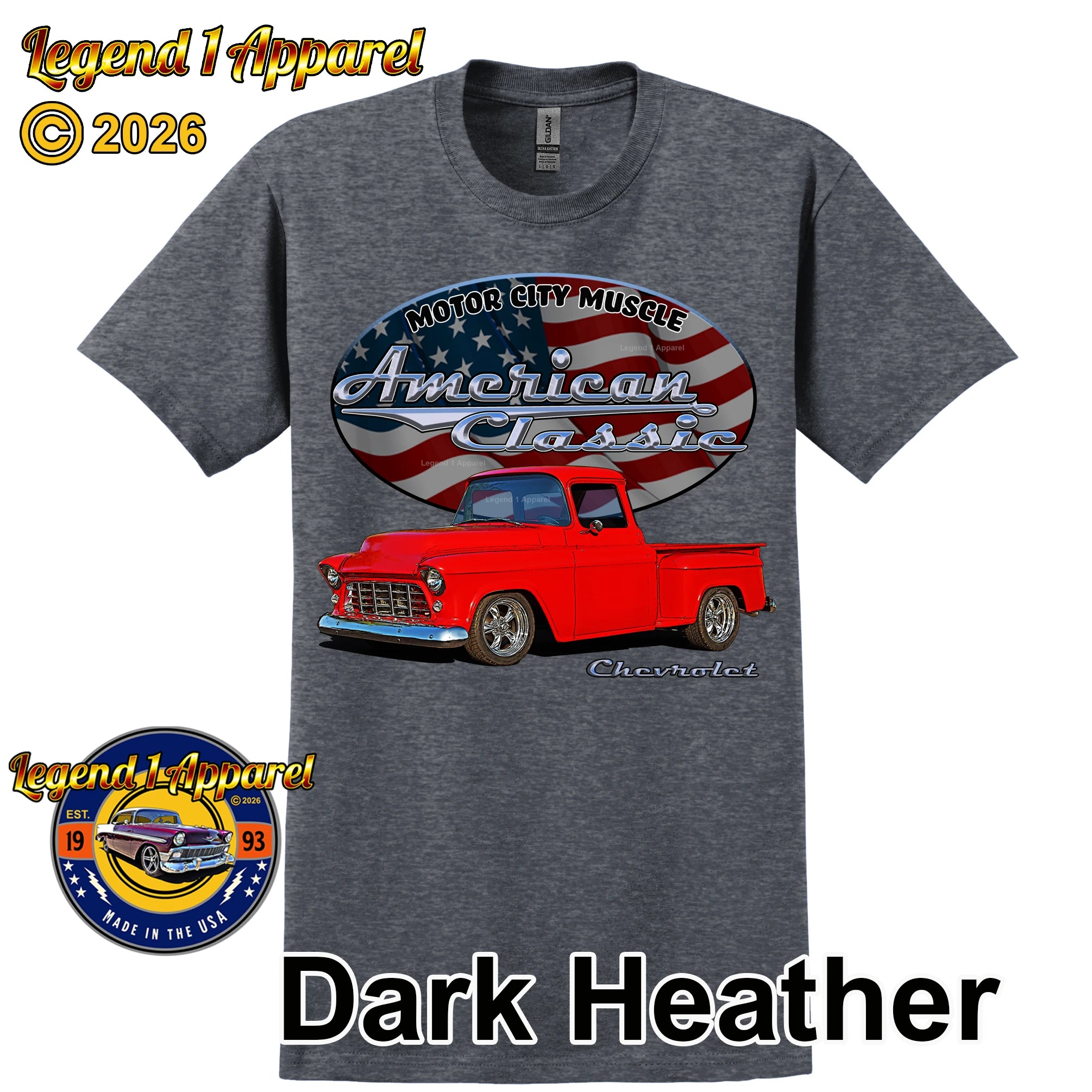 1956 Chevrolet Pick Up - American Classic Muscle Truck T-shirt