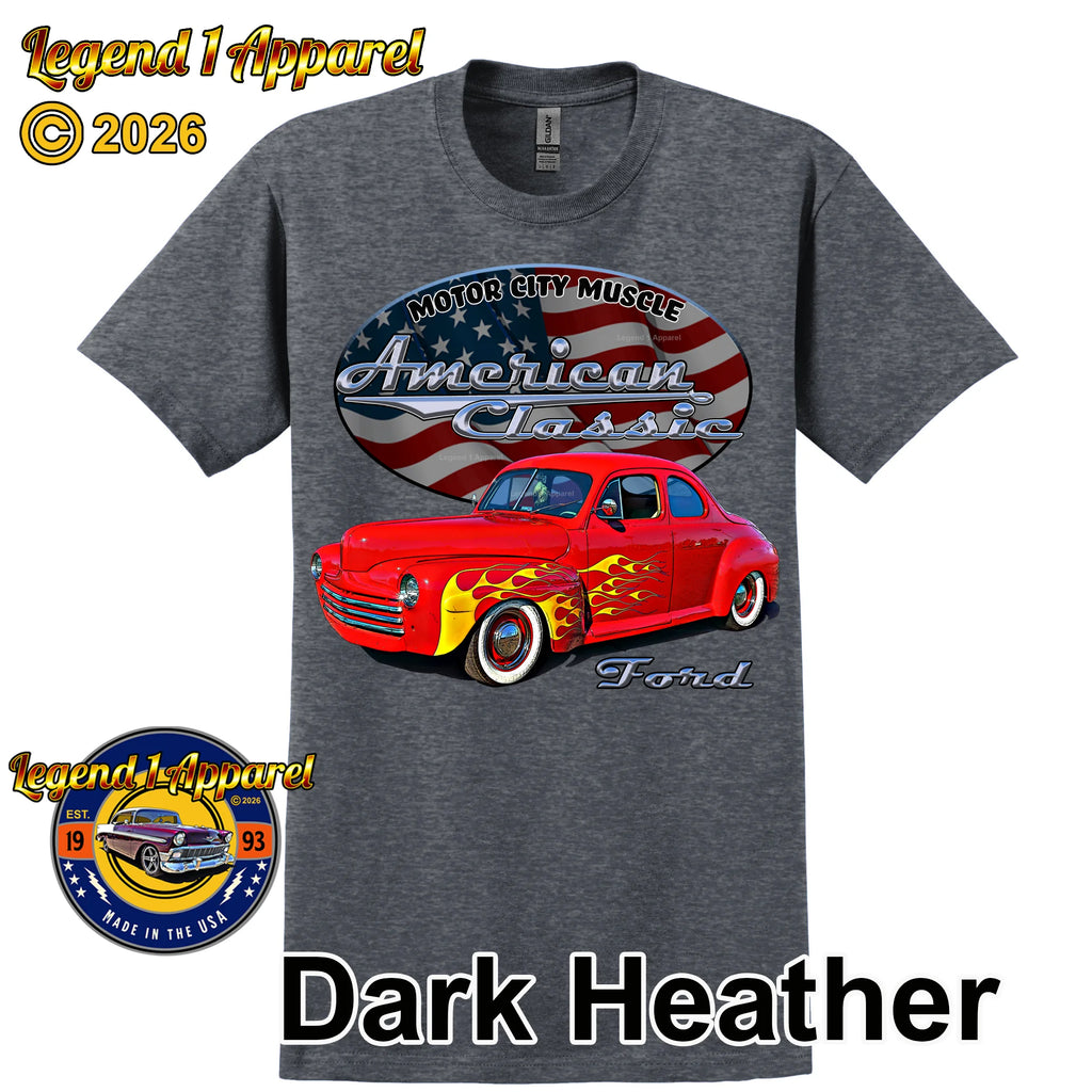 1947 Ford Coupe - American Classic Muscle Car T-shirt