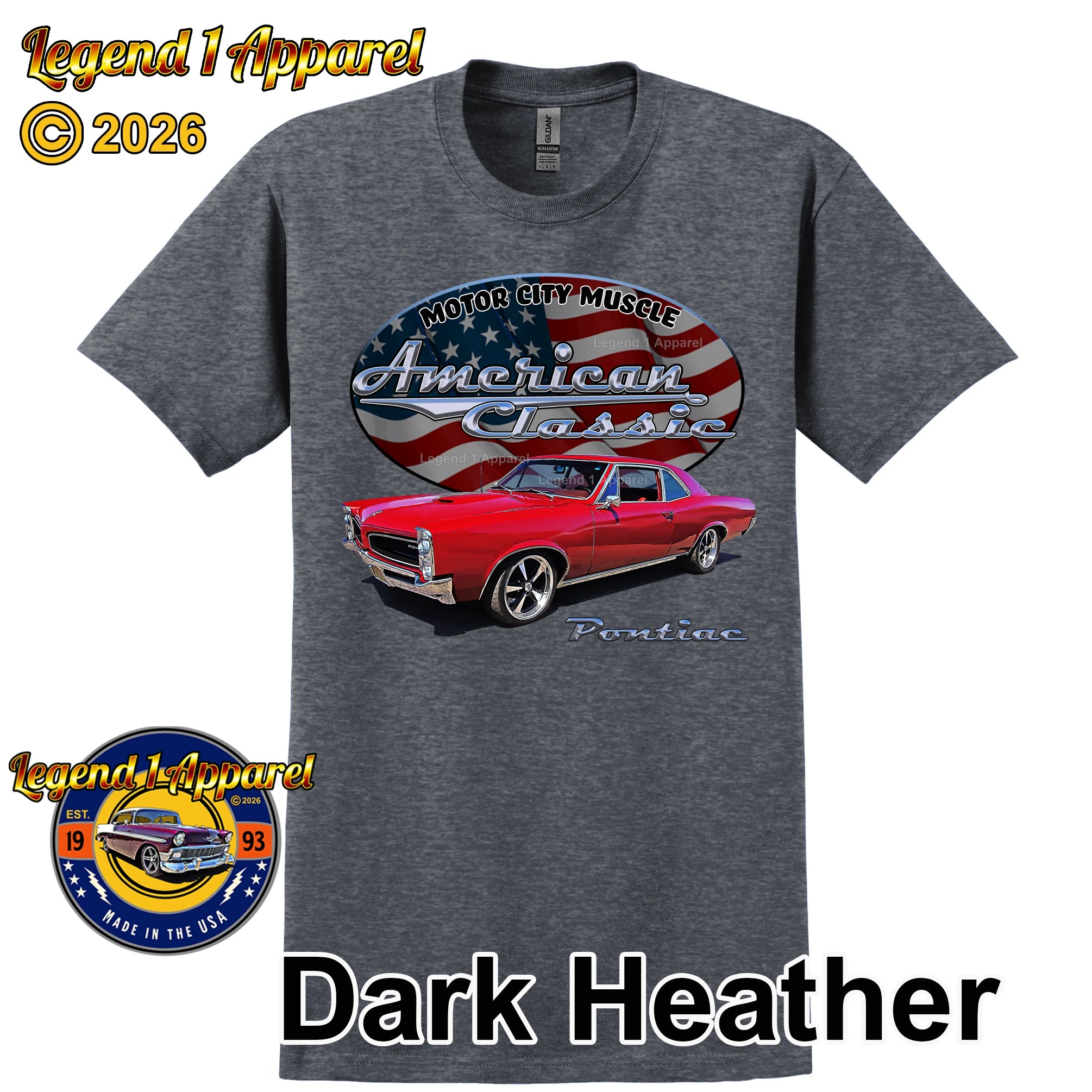 1966 Pontiac Le Mans - American Classic Muscle Car T-shirt