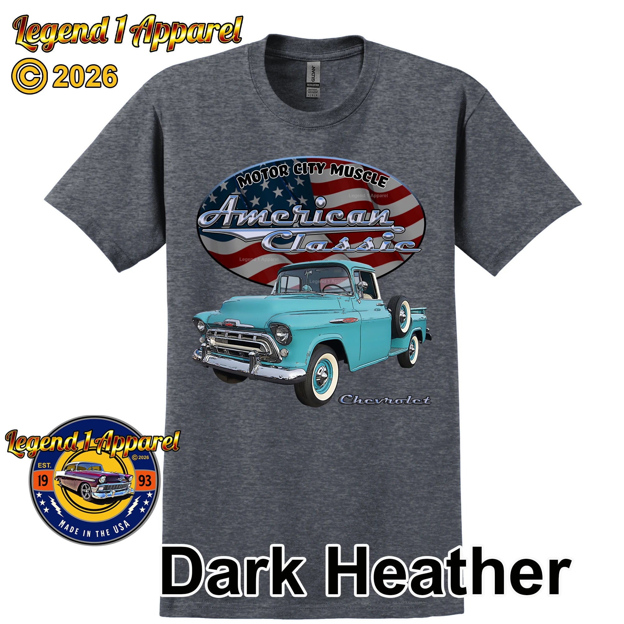 1957 Chevrolet Pick Up - American Classic Muscle Truck T-shirt