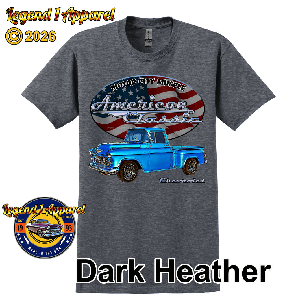 1955 Chevrolet Pick Up - American Classic Muscle Truck T-shirt