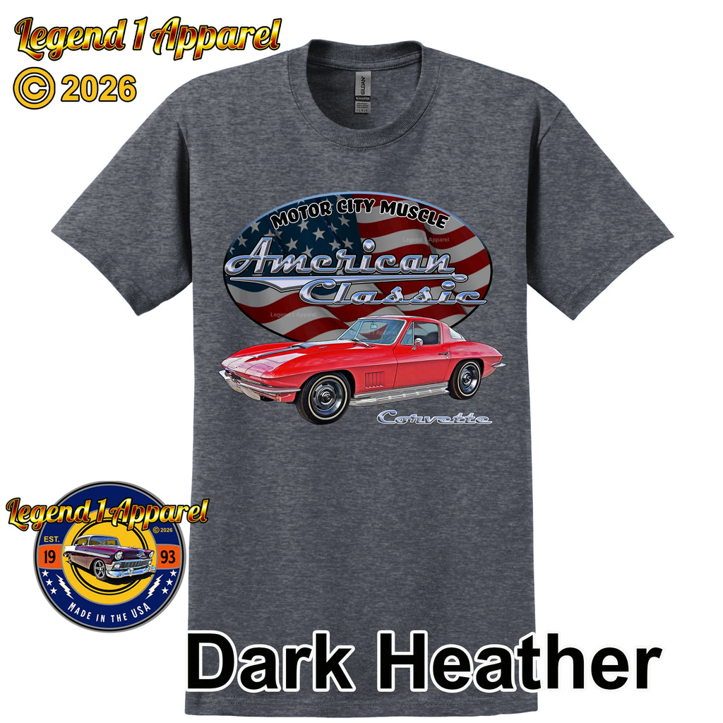1967 Chevrolet C2 Corvette - American Classic Muscle Car T-shirt