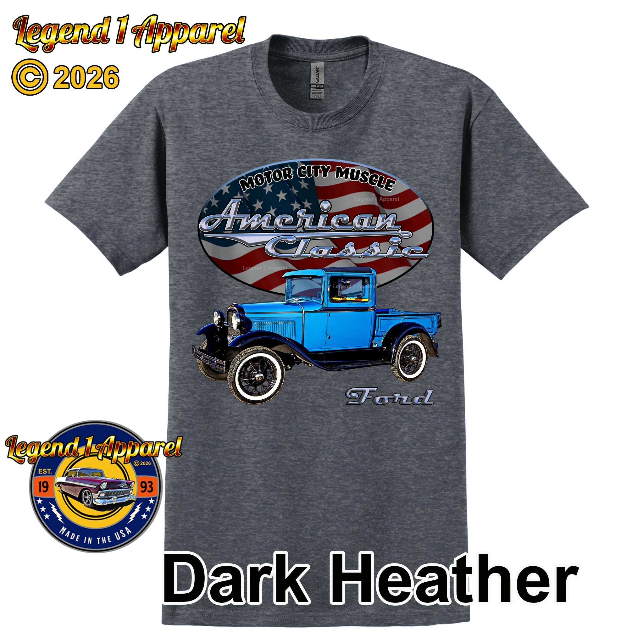 1930 Ford Model A Truck - American Classic Pickup T-shirt