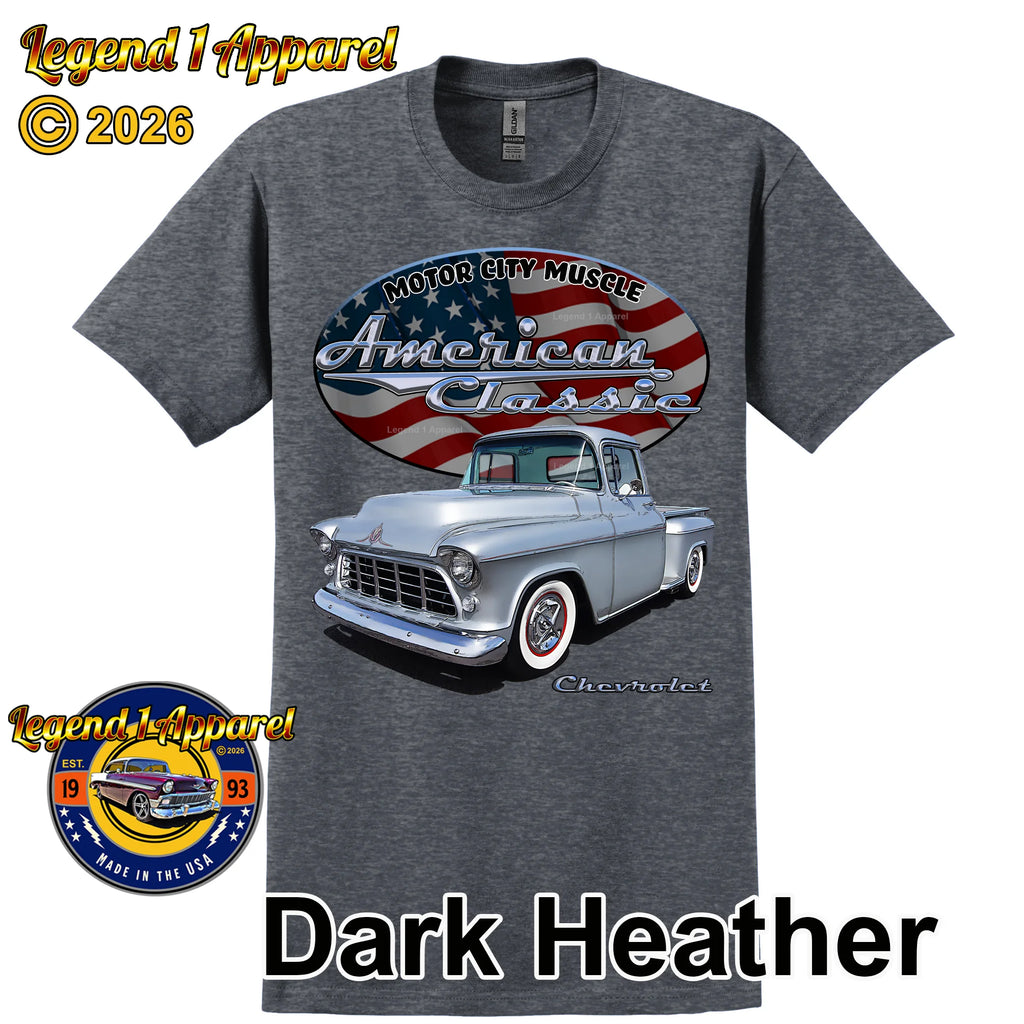 1955 Chevrolet Pick Up - American Classic Muscle Truck T-shirt